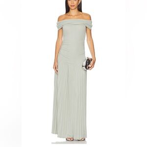 Lioness Field of Dreams Maxi Dress - Light Sage - Size Small